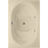 Hydro Systems - FUJI 6040 AC W/WHIRLPOOL SYSTEM-BONE - Bone