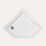 Hydro Systems - SHOWER PAN AC 4833 NEO ANGLE - WHITE-LEFT HAND - White