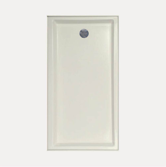 Hydro Systems - SHOWER PAN AC 6030 END DRAIN - BONE-RIGHT HAND - Bone
