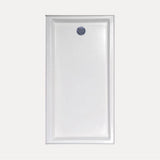 Hydro Systems - SHOWER PAN AC 6030 END DRAIN - WHITE-RIGHT HAND - White