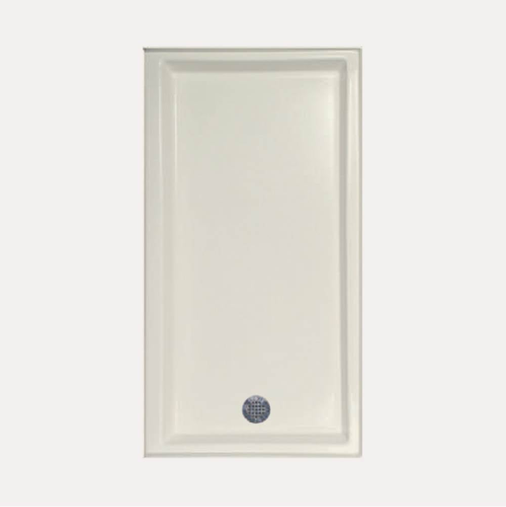 Hydro Systems - SHOWER PAN AC 6032 END DRAIN - BONE-LEFT HAND - Bone