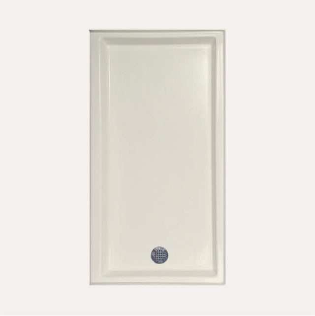 Hydro Systems - SHOWER PAN AC 6032 END DRAIN - BONE-LEFT HAND - Bone