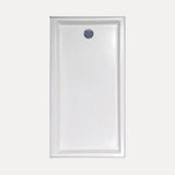 Hydro Systems - SHOWER PAN AC 6032 END DRAIN - WHITE-RIGHT HAND - White
