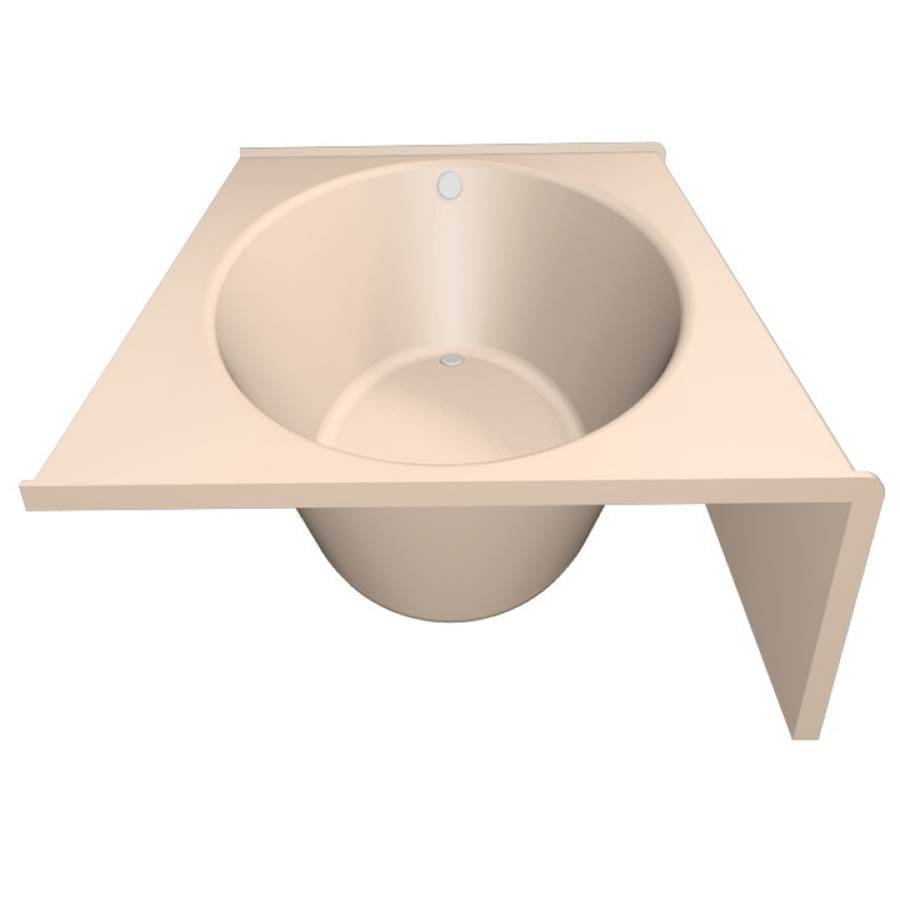 KONA 6042X15 GC TUB ONLY-ALMOND-RIGHT HAND