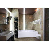 KONA 6042X15 GC TUB ONLY-ALMOND-RIGHT HAND