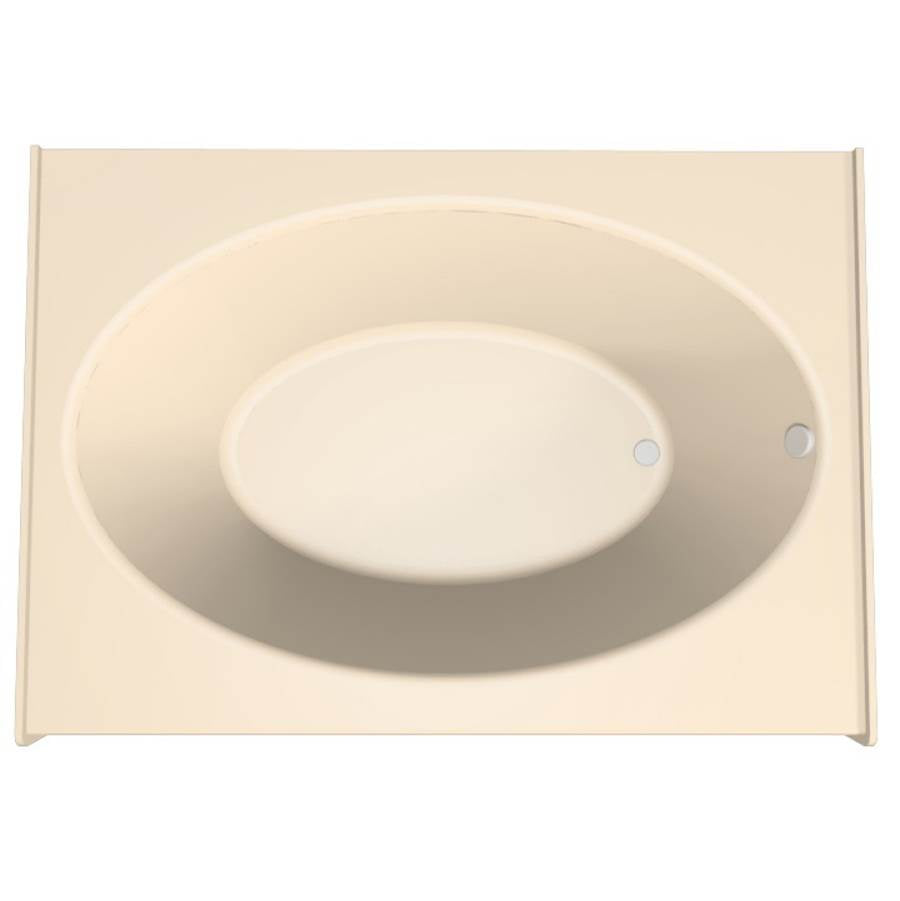Hydro Systems - KONA 6042X15 GC TUB ONLY-BONE-RIGHT HAND - Bone