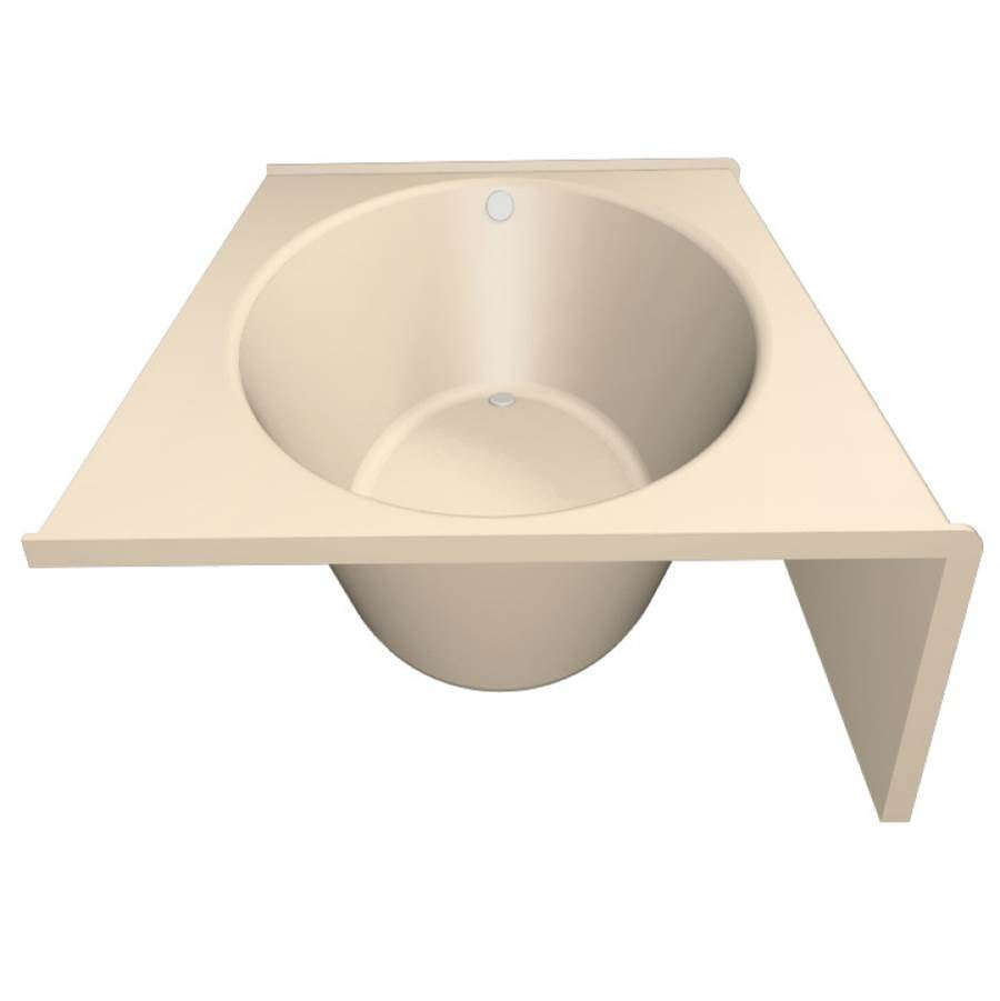 KONA 6042X15 GC TUB ONLY-ALMOND-RIGHT HAND