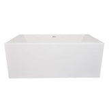 Hydro Systems - SLATE 6634 STON CENTER DRAIN W/ THERMAL AIR SYSTEM - WHITE - White