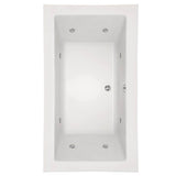 Hydro Systems - KAYLA 7442 A W/WHIRLPOOL SYSTEM-WHITE - White