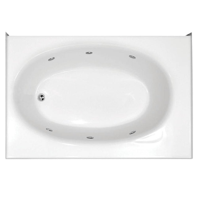 Hydro Systems - KONA 6042X15 GC W/WHIRLPOOL SYSTEM-WHITE-LEFT HAND - White