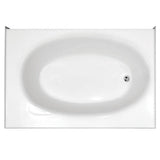 Hydro Systems - KONA 6042X18 GC TUB ONLY-WHITE-RIGHT HAND - White