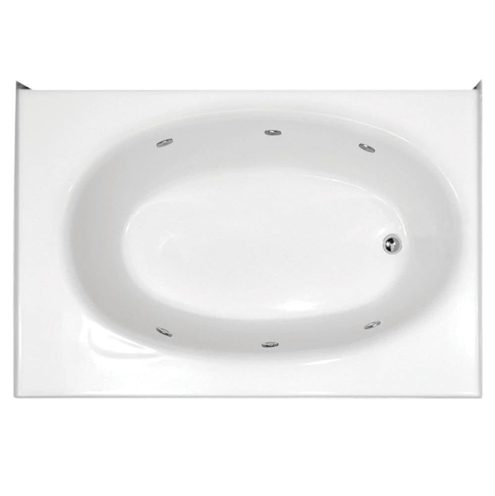 Hydro Systems - KONA 6042X20 GC W/WHIRLPOOL SYSTEM-WHITE-RIGHT HAND - White