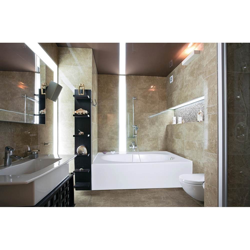 KONA 6042X20 GC W/WHIRLPOOL SYSTEM-ALMOND-LEFT HAND