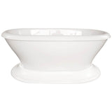 Hydro Systems - LAUREN 7040 FREESTANDING TUB ONLY - WHITE - White