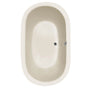 Hydro Systems - LORRAINE 7444 AC TUB ONLY-BONE - Bone