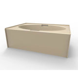 Hydro Systems - MARIE 6042 AC TUB ONLY-BONE-RIGHT HAND - Bone