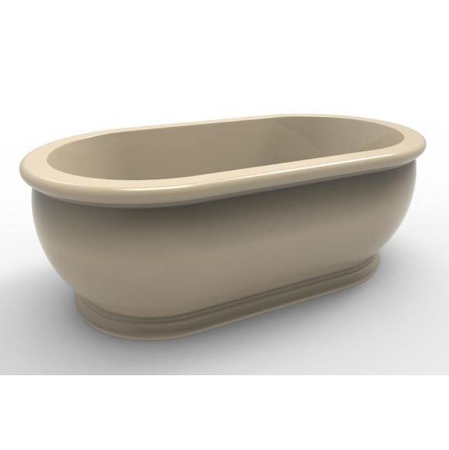 Hydro Systems - DOMINGO 6636 AC TUB ONLY - BONE - Bone