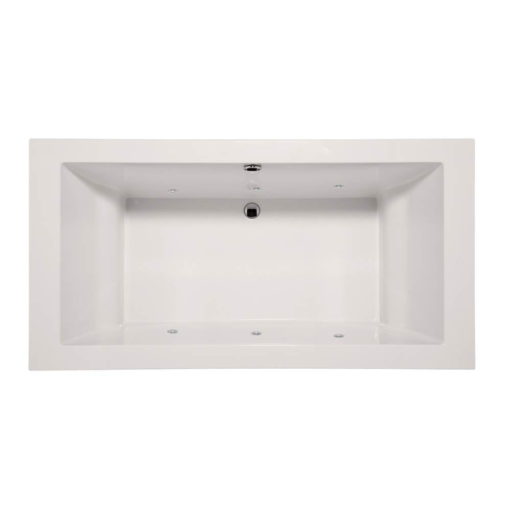 Hydro Systems - MELLENIE 7036 AC W/WHIRLPOOL SYSTEM- WHITE - White