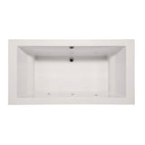 Hydro Systems - MELLENIE 7036 AC W/WHIRLPOOL SYSTEM- WHITE - White