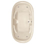 Hydro Systems - NATALIE 7844 AC W/WHIRLPOOL SYSTEM-BONE - Bone
