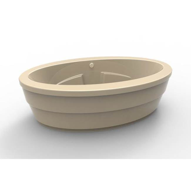 Hydro Systems - NINA, FREESTANDING TUB ONLY 72X44 - -BONE - Bone
