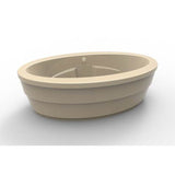 Hydro Systems - NINA, FREESTANDING TUB ONLY 72X44 - -BONE - Bone