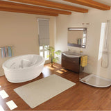 NINA, FREESTANDING TUB ONLY 72X44 - -WHITE