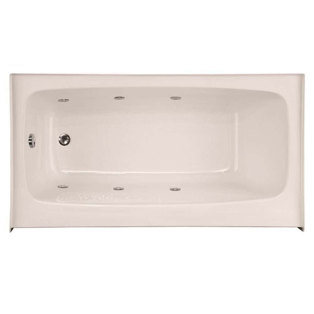 Hydro Systems - REGAN 6632 AC W/WHIRLPOOL SYSTEM - SHALLOW DEPTH-WHITE-LEFT HAND - White