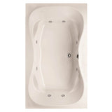 Hydro Systems - STUDIO HOURGLASS 6042 AC W/WHIRLPOOL SYSTEM-WHITE - White
