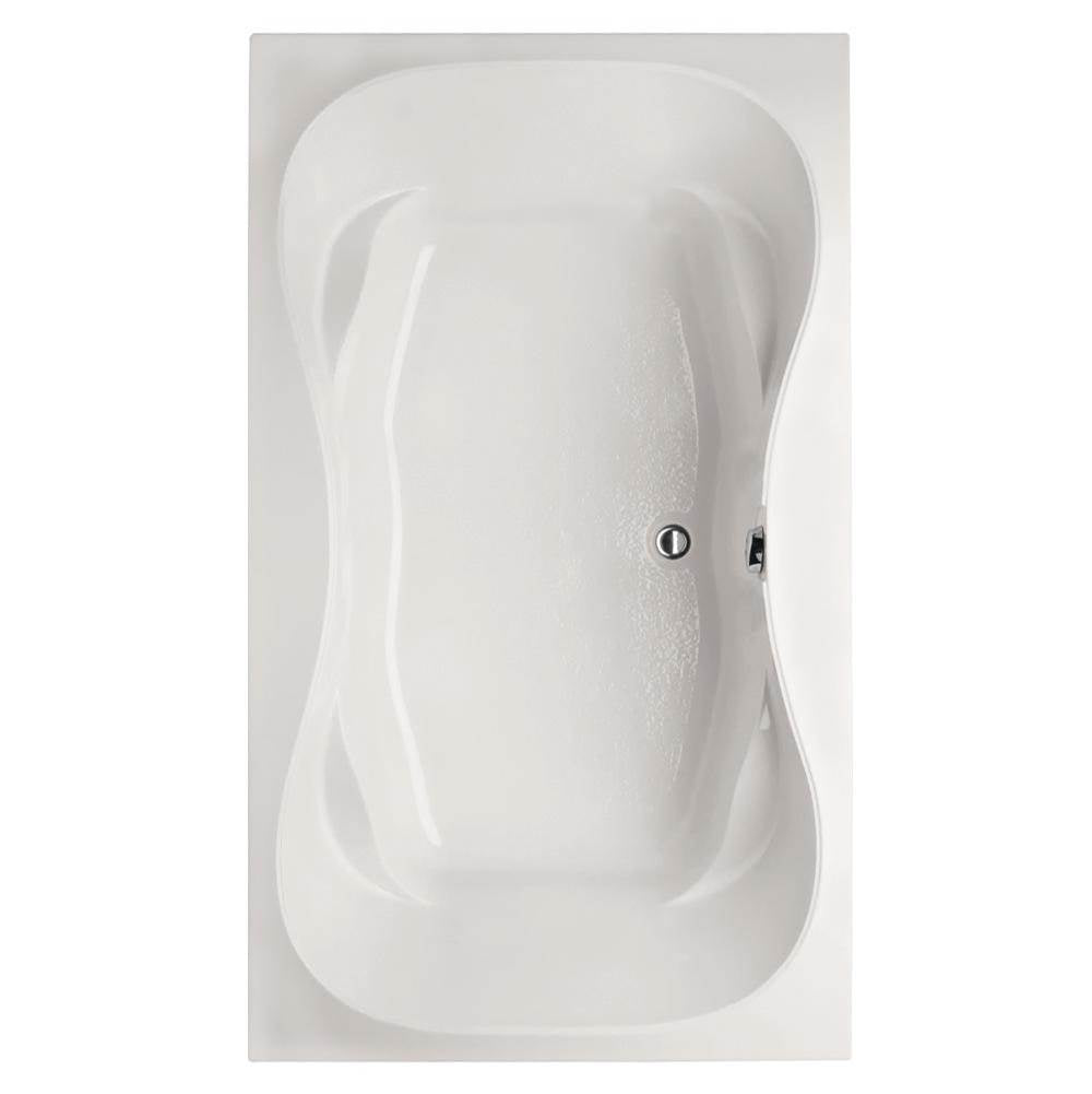 Hydro Systems - STUDIO HOURGLASS 7242 AC W/THERMAL AIR SYSTEM-WHITE - White