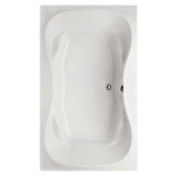 Hydro Systems - STUDIO HOURGLASS 7242 AC W/THERMAL AIR SYSTEM-WHITE - White