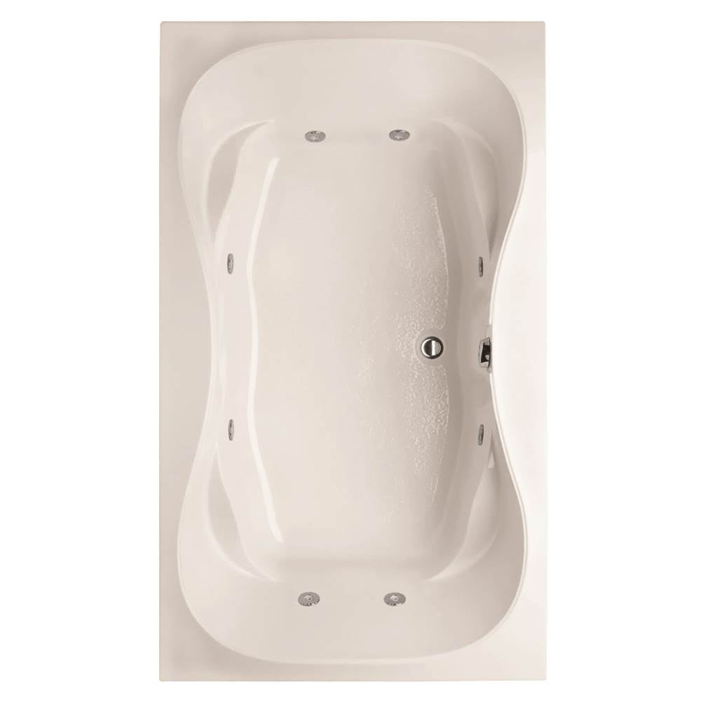 Hydro Systems - STUDIO HOURGLASS 7242 AC W/WHIRLPOOL SYSTEM-WHITE - White