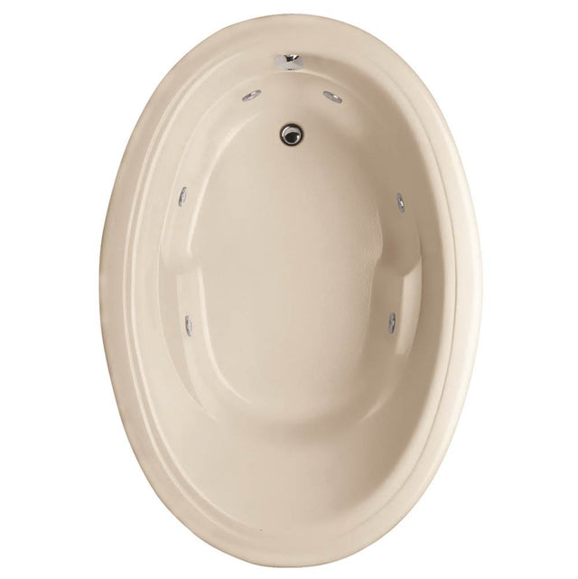 Hydro Systems - STUDIO OVAL 6042 AC W/WHIRLPOOL SYSTEM-BISCUIT - Biscuit