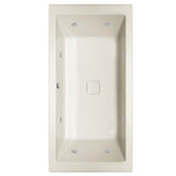 Hydro Systems - VERSAILLES 7236 AC W/WHIRLPOOL SYSTEM-BISCUIT - Biscuit