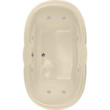Hydro Systems - YVETTE 7242 AC W/WHIRLPOOL SYSTEM-BONE - Bone