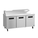 Sandwich Top Prep Tables - Refrigerators