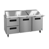 Sandwich Top Prep Tables - Refrigerators