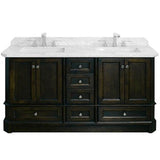 Icera - Richmond Vanity Cabinet, 60-in Espresso - Espresso