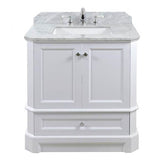 Icera - Stone Top 30-in Carrara Marble - Carrara Marble