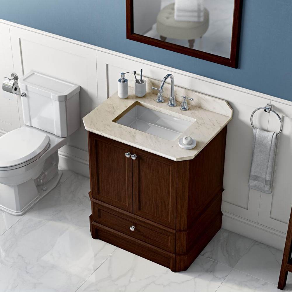 Icera - Stone Top 30-in Crema Marble - Crema Marble