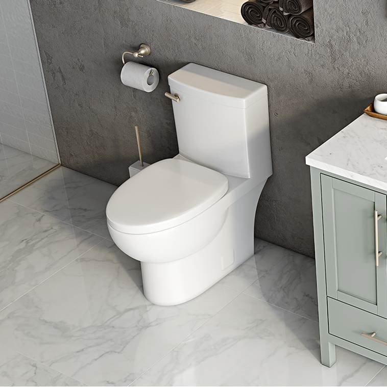Malibu II 2P HET CEL Toilet White 10-in Rough