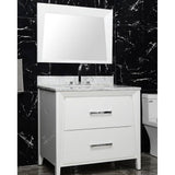 Canto Mirror, 36-in Ocean Grey