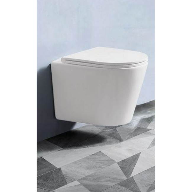 Icera - Vista Wallhung Toilet Bowl Euro EL White