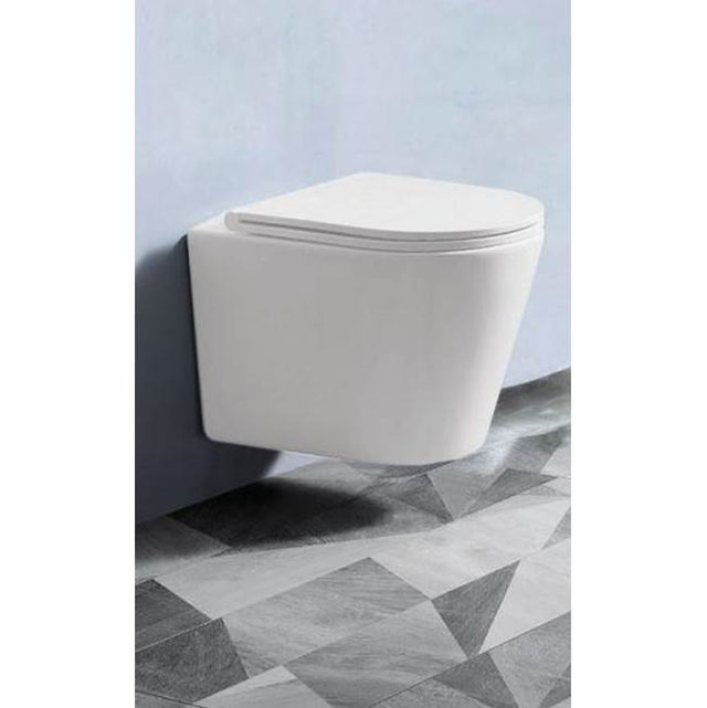 Icera - Vista Wallhung Toilet Bowl Euro EL White