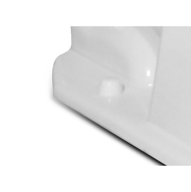 Icera - Plastic Floor Bolt Caps White (pair) - White
