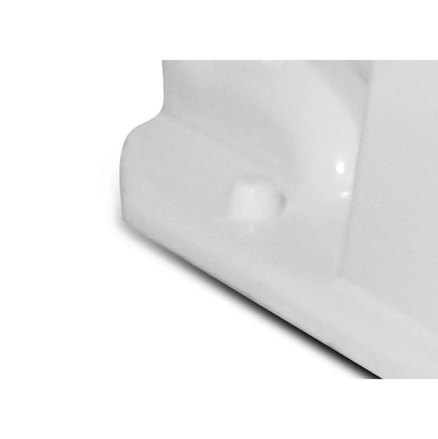 Icera - Plastic Floor Bolt Caps White (pair) - White