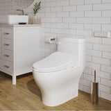 iWash S-12 Elongated Electronic Bidet Seat White