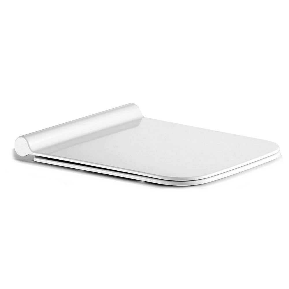 Icera - DuroPlast Slim Square Silent Close Quick-Release White
