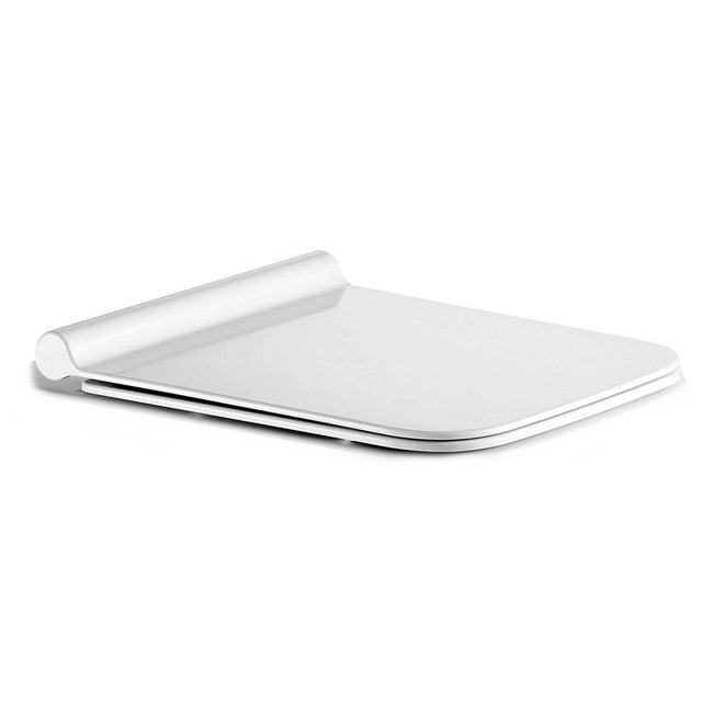 Icera - DuroPlast Slim Square Silent Close Quick-Release White