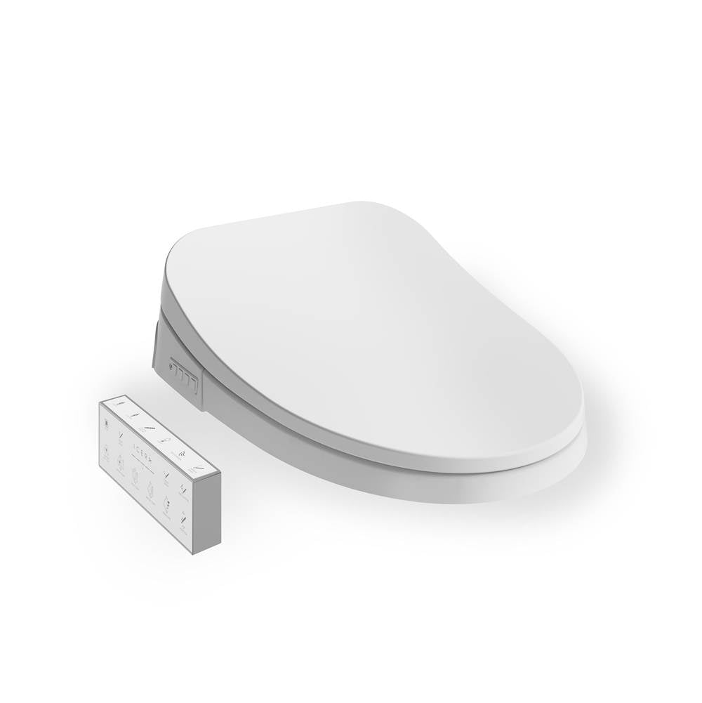 Icera - iWash S-12 Elongated Electronic Bidet Seat White - White